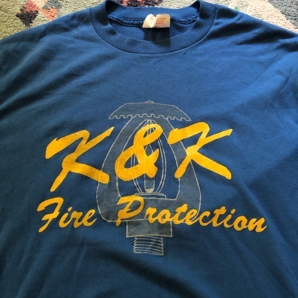 Vintage Fire Tee Shirt - Picture 3 of 4